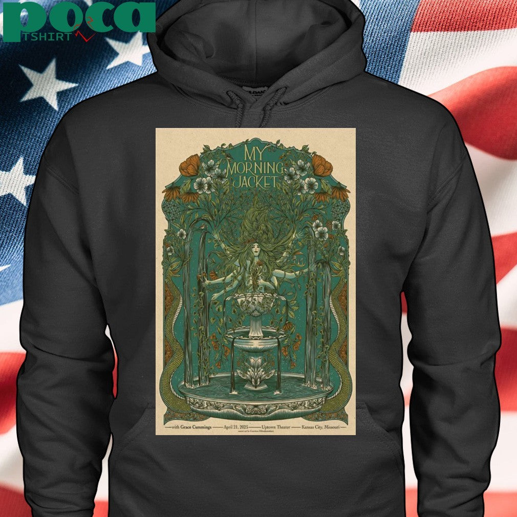 My Morning Jacket 04 21 2025 Uptown Theater Kansas City, MO Concert Poster shirt