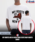My Roots Are in New York State Map Roots shirt