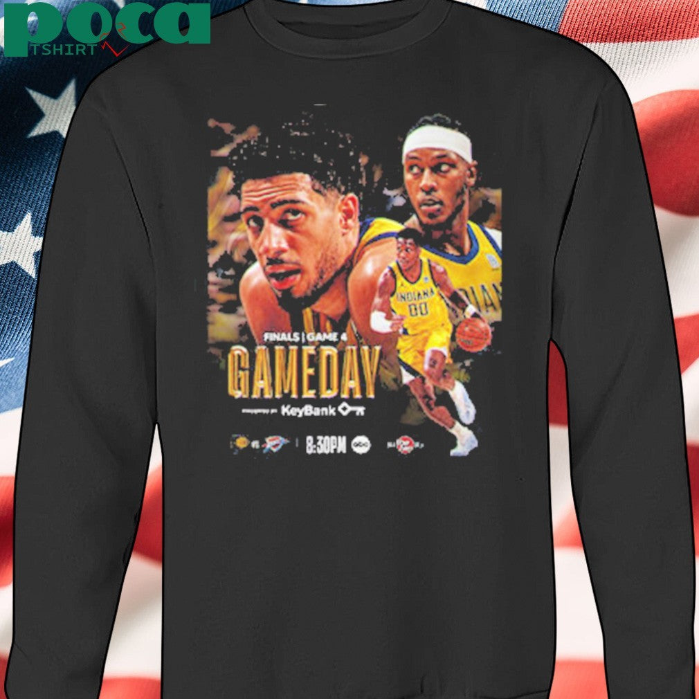 NBA Finals 2025 Playoff Indiana Pacers Vs OKC Thunder Poster Game 4 shirt