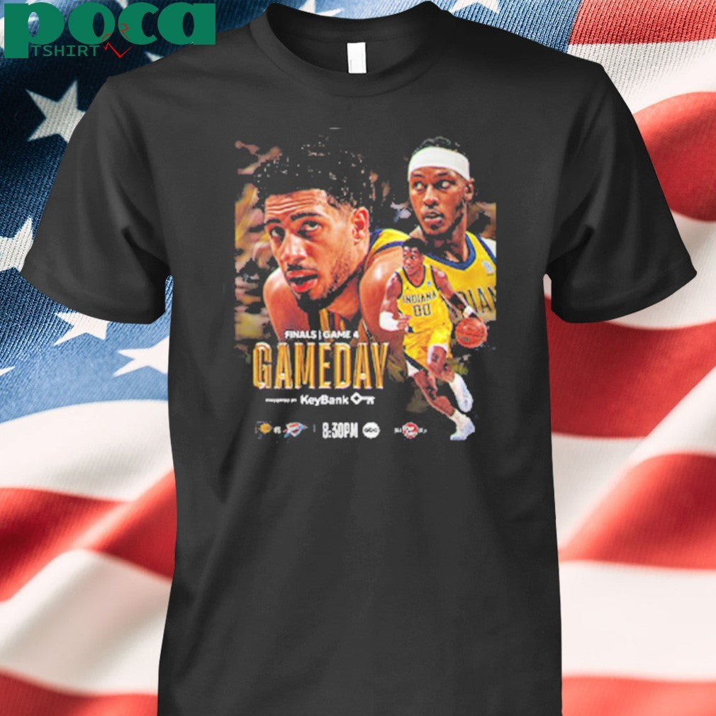 NBA Finals 2025 Playoff Indiana Pacers Vs OKC Thunder Poster Game 4 shirt