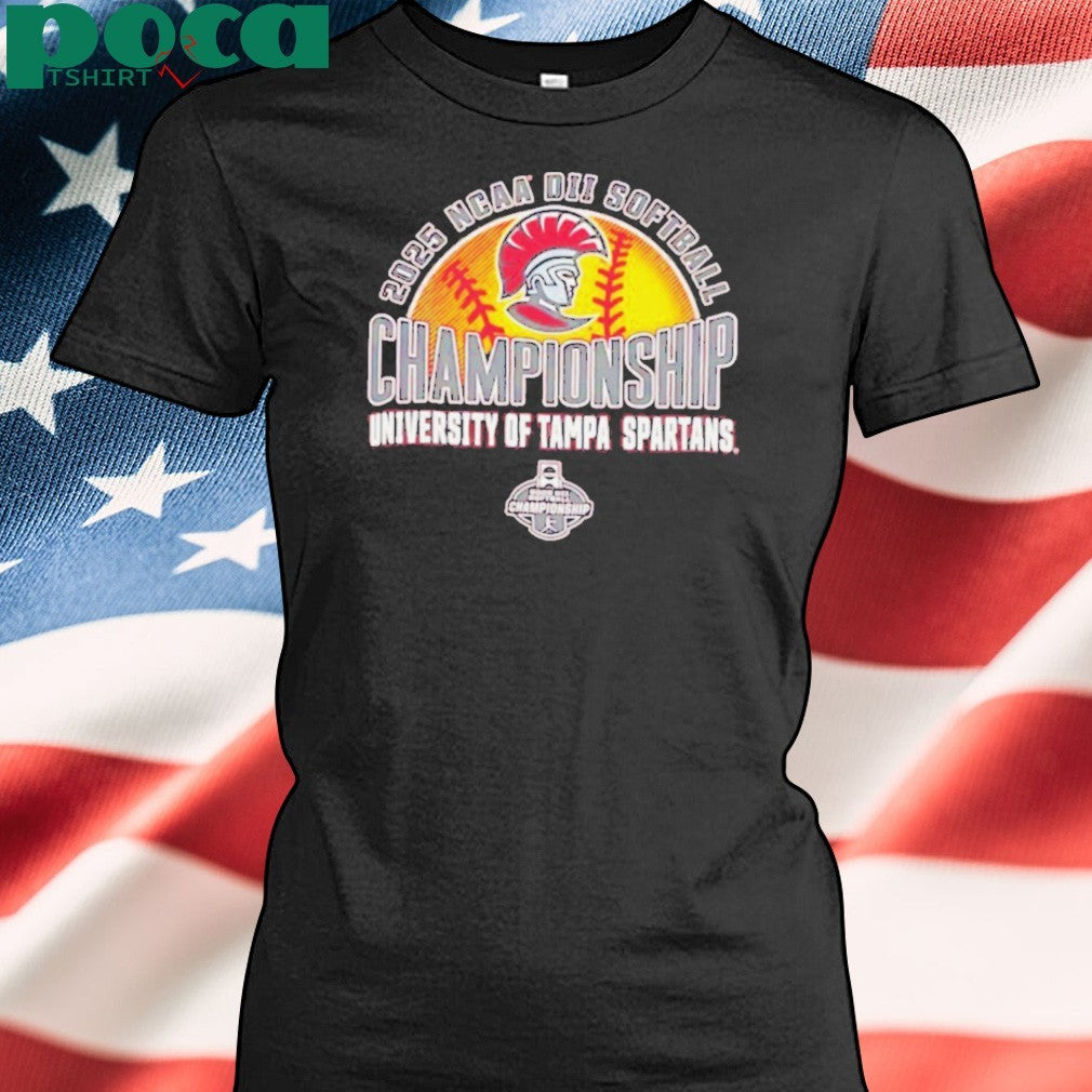 NCAA DII Softball Championship University of Tampa Spartans 2025 shirt