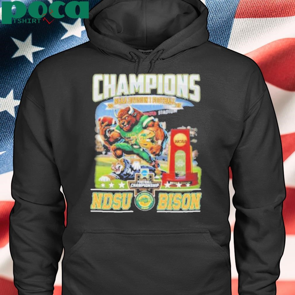 NCAA Division Football Champions North Dakota State Bison T Shirt