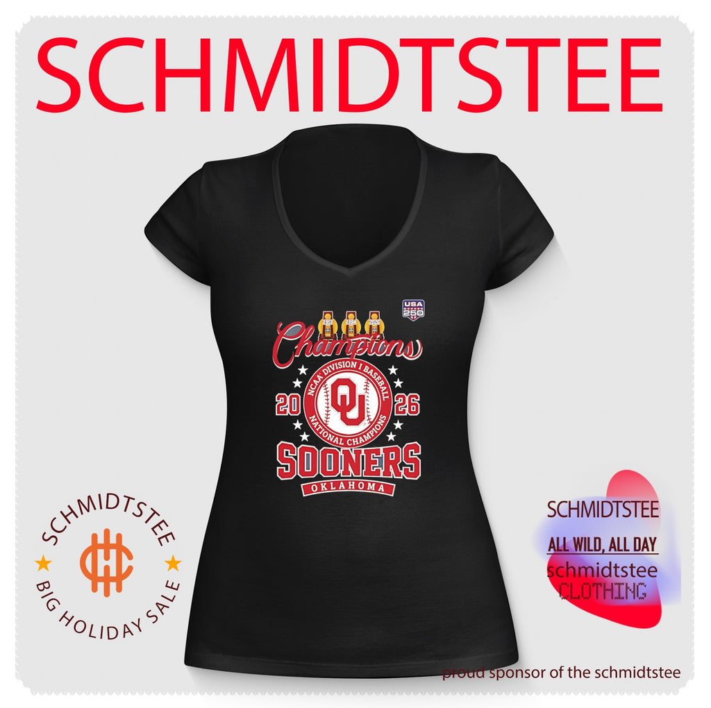 NCAA Division I Baseball Oklahoma Sooner three times Champions shirt