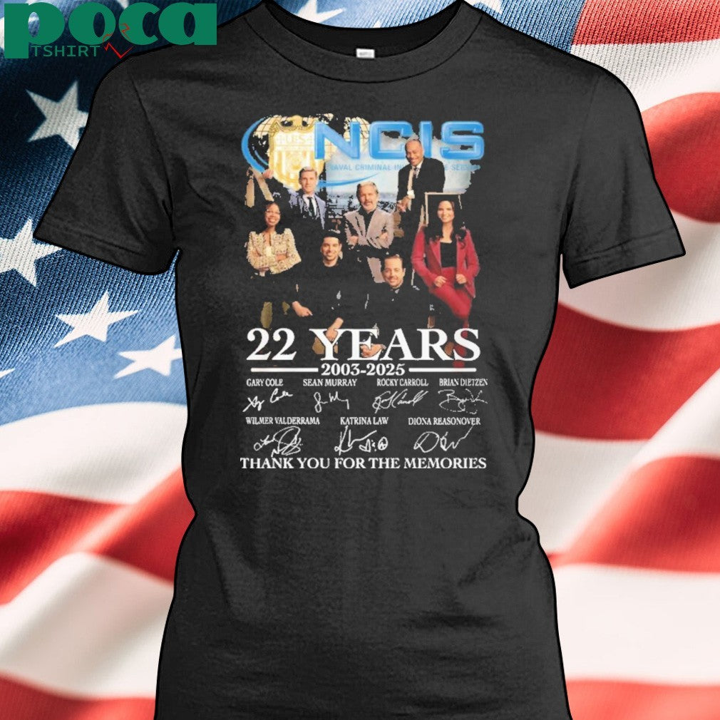 NCIS Celebrating The Memories Of 22 Years 2003-2025 Shirt