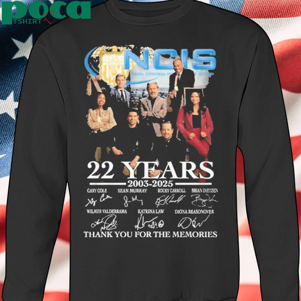 NCIS Celebrating The Memories Of 22 Years 2003-2025 Shirt