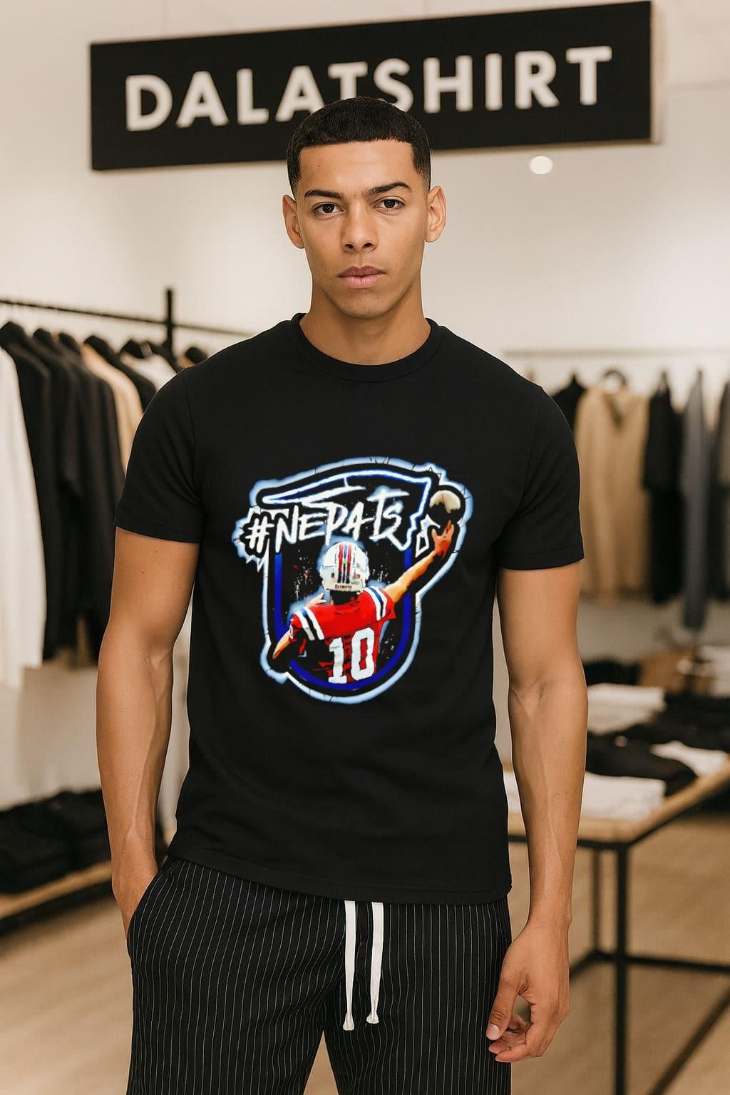 NEPATS Patriots Number 10 Football Player shirt