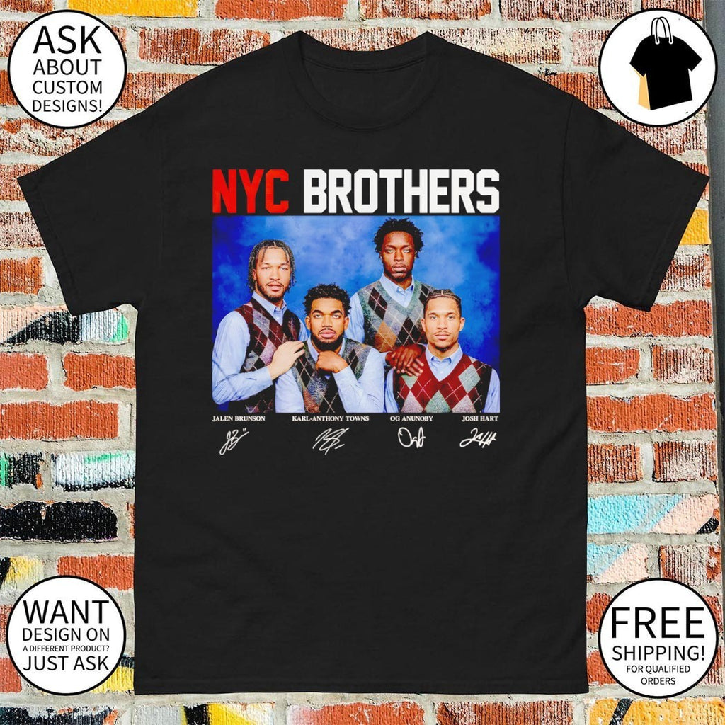 NYC Brothers Jalen Brunson Karl Josh Hart Og Anunoby Brothers Meme Vintage shirt
