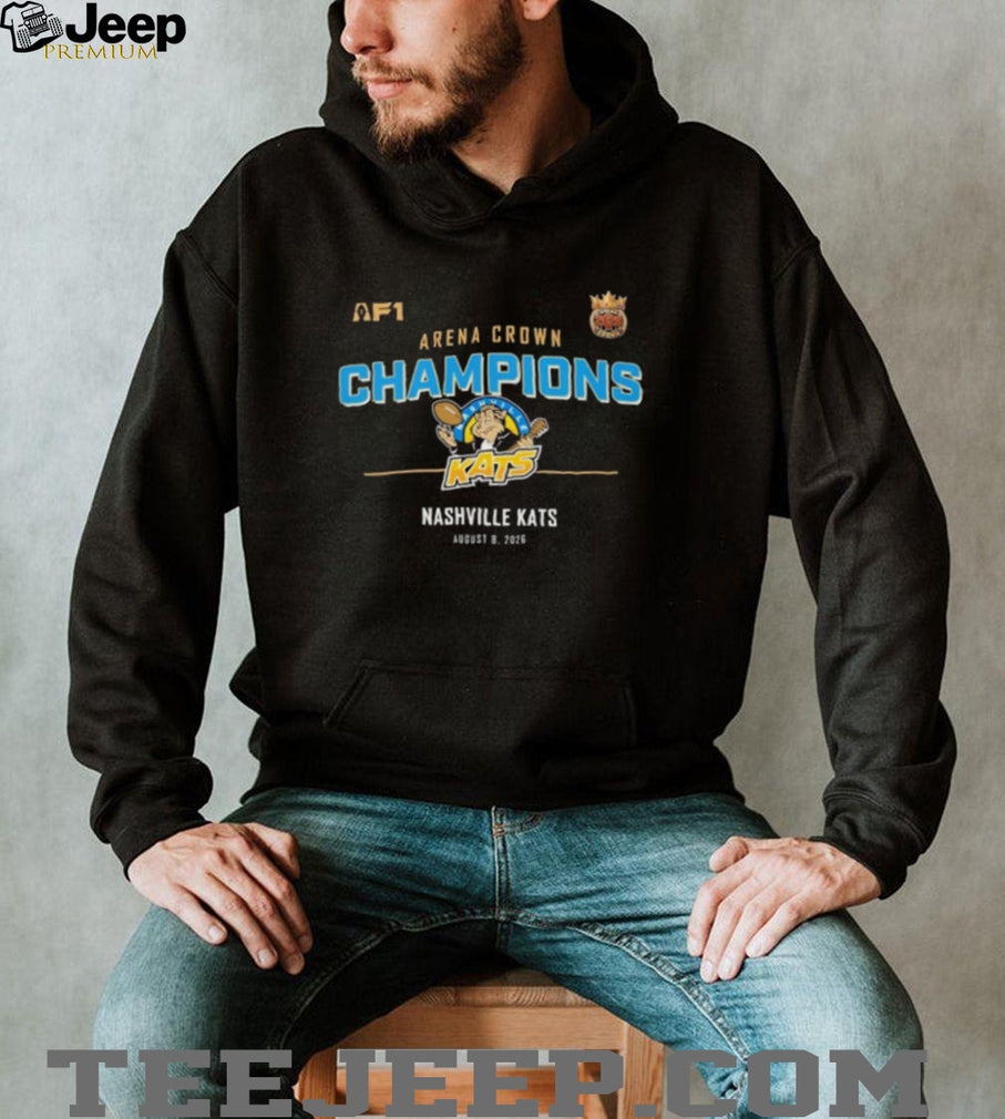 Nashville Kats 2026 Arena Crown Champions shirt