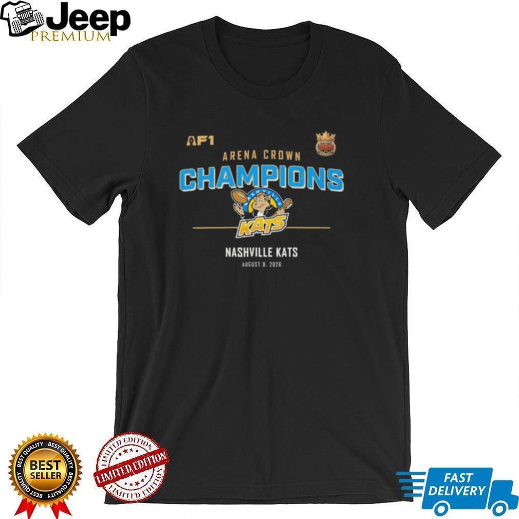 Nashville Kats 2026 Arena Crown Champions shirt