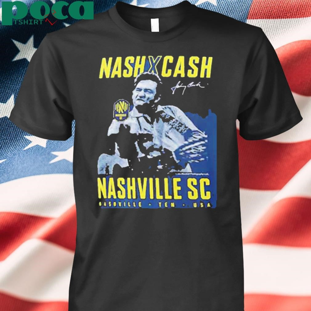 Nashville Sc X Johnny Cash Fanatics Finger Shirt