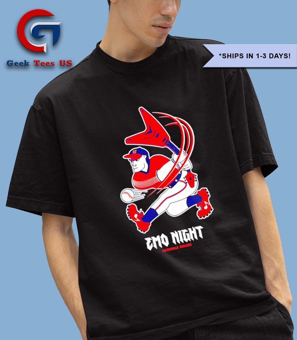 Nashville Sounds Emo Night Giveaway 2025 shirt