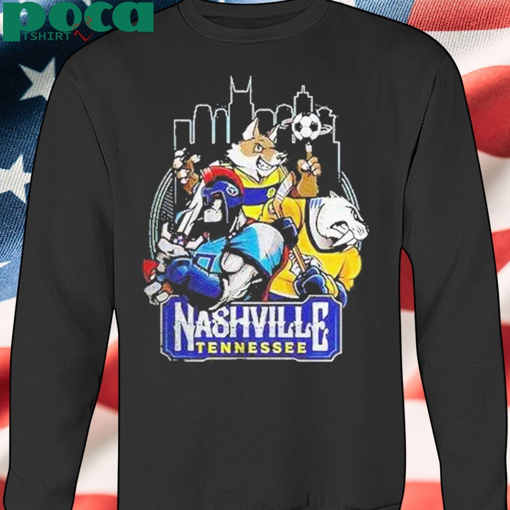 Nashville Tennessee Sports Team Mascot Shirt