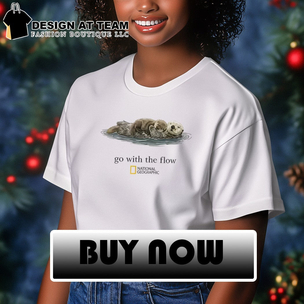 National Geographic Go With The Flow Otter shirt