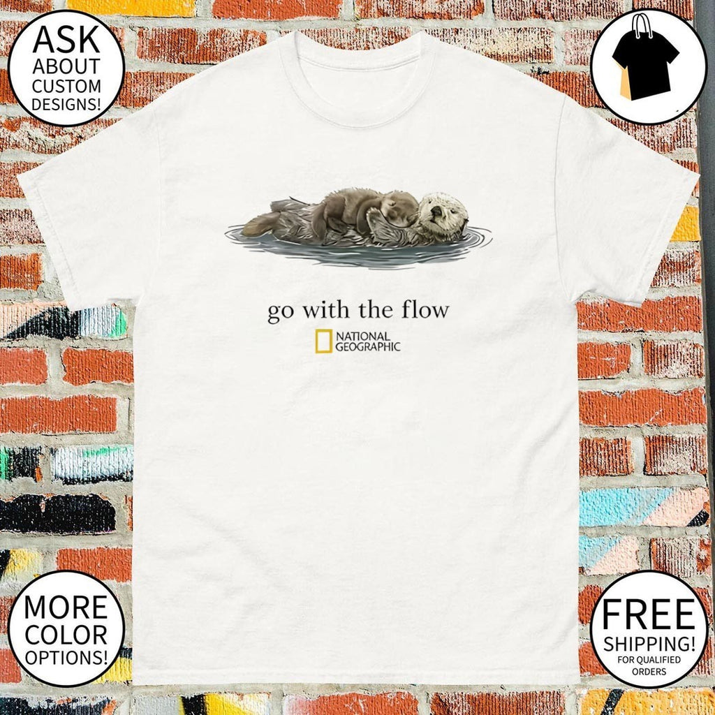 National Geographic Go With The Flow Otter shirt