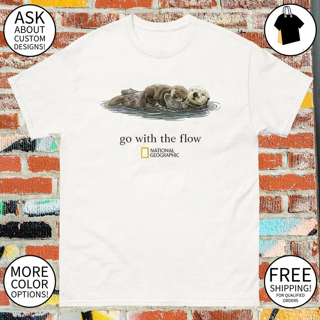 National Geographic Go With The Flow Otter shirt