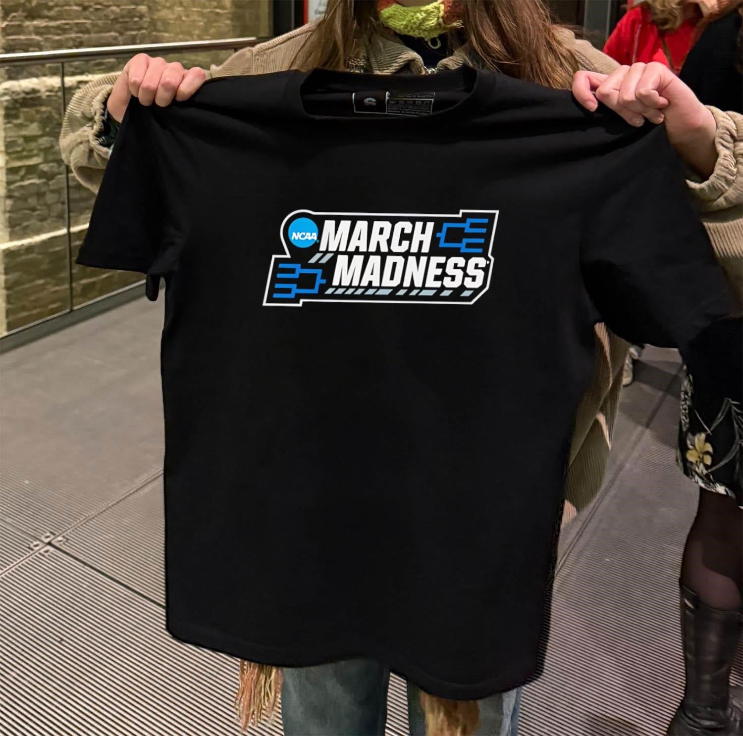 Ncaa March Madness basketball tournament logo bracket graphic shirt