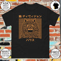Neko Division Cat Division the 1977 horror film House Joy Division’s Unknown Pleasures shirt