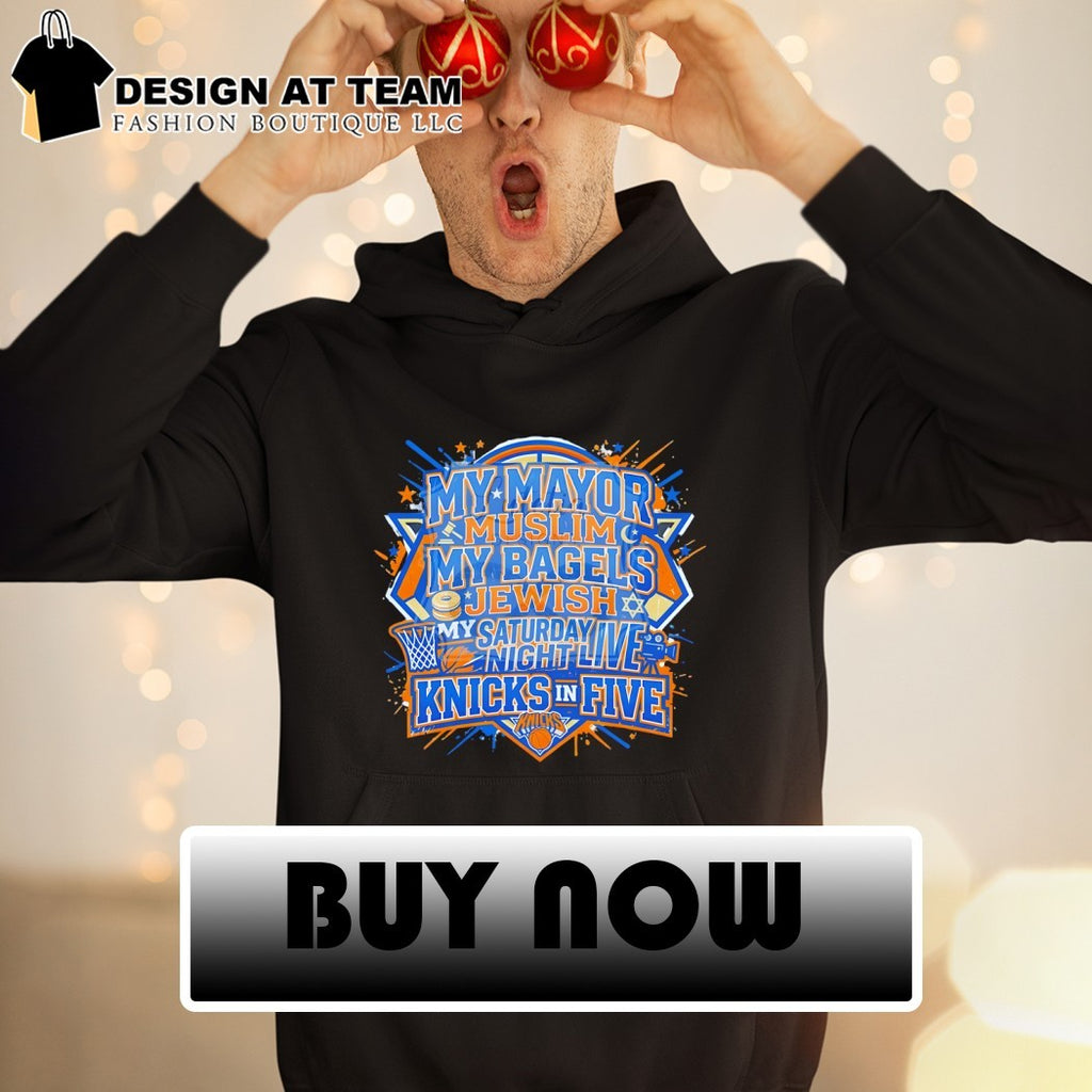 New York City Basketball My Mayor Muslim My Bagels Jewish My Saturday Night shirt