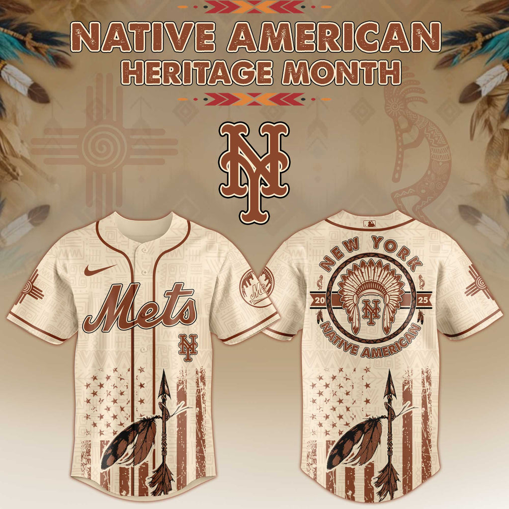 New York Mets Native American Heritage Month Jersey 2025