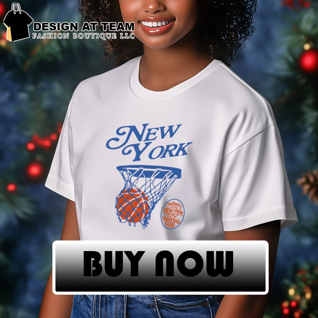 New York Property of the New York City Basketball Club shirt