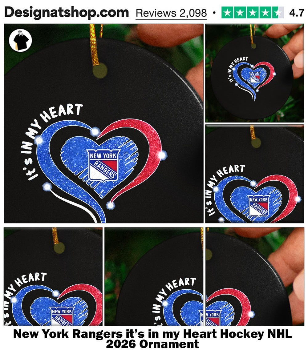 New York Rangers it’s in my Heart Hockey NHL 2026 shirt