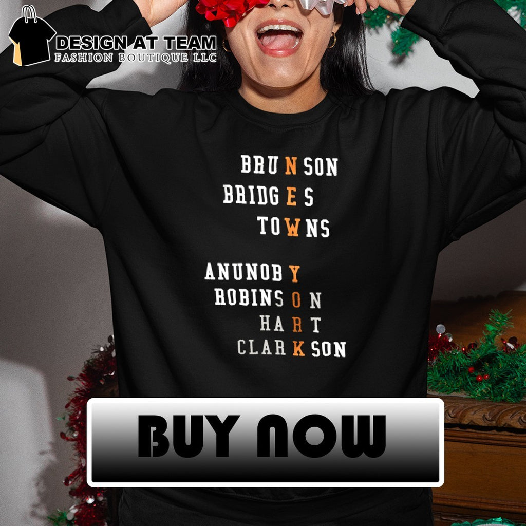 New York Squad Jalen Brunson Hart Robinson NY Basketball Fan Apparel shirt