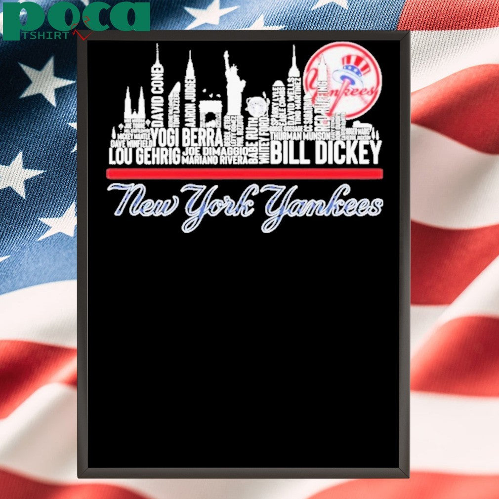New York Yankees 2025 Skyline City Shirt
