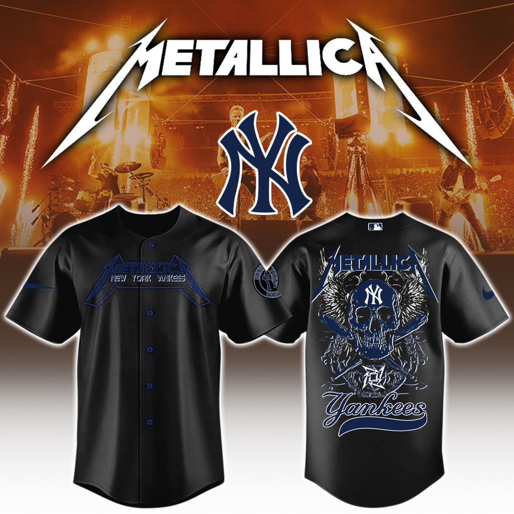 New York Yankees MLB Metallica Jersey