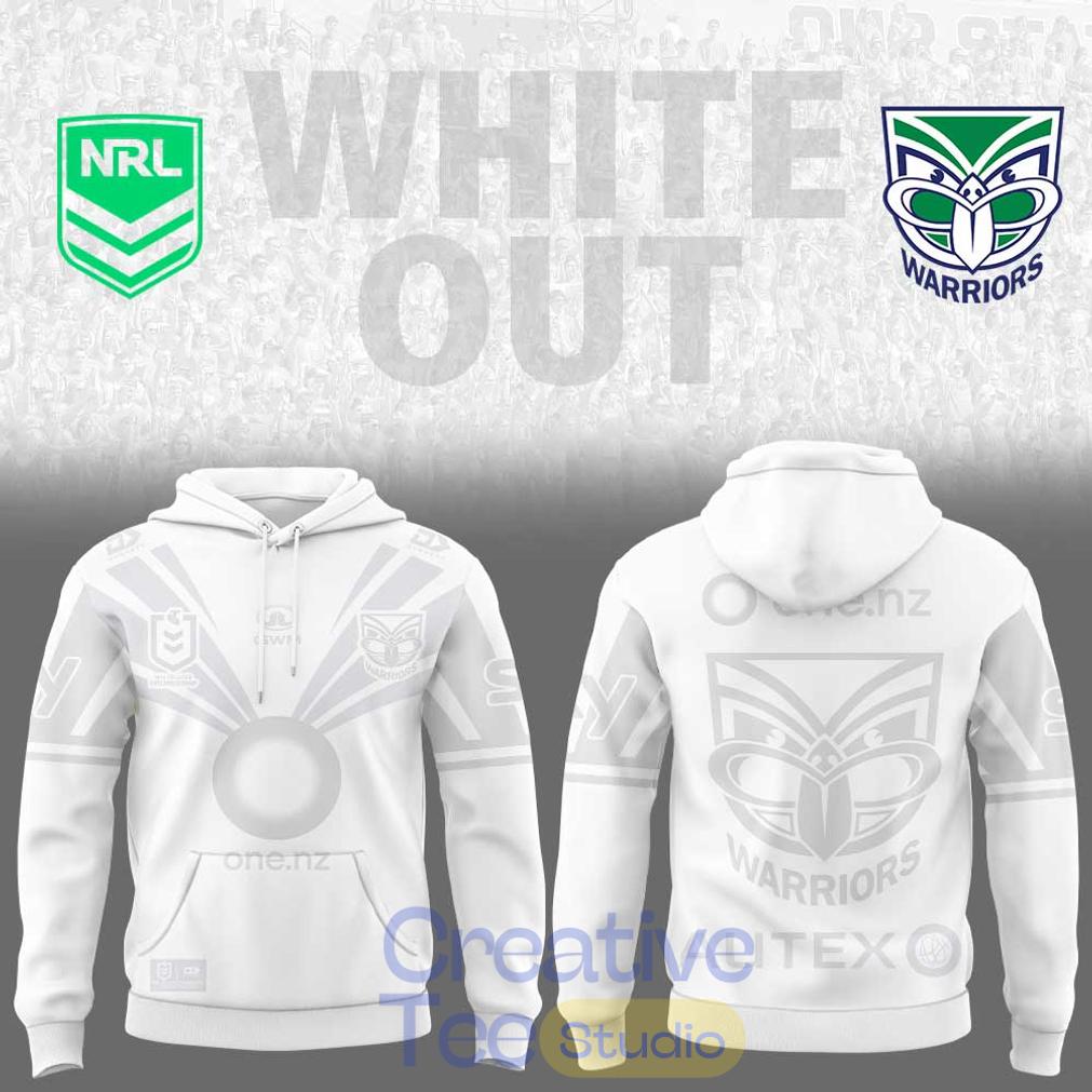 New Zealand Warriors White Out Hoodie