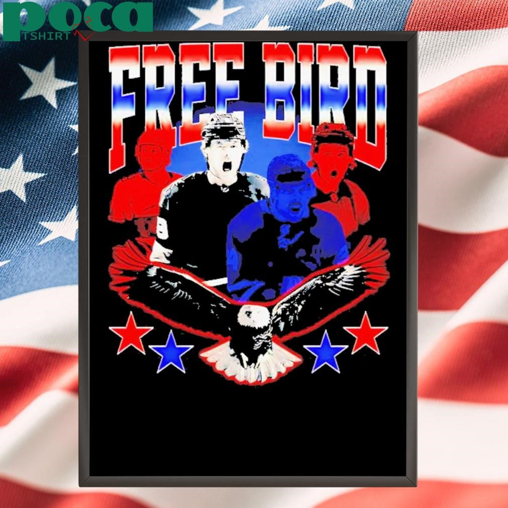 Nhl 4 Nations Team Usa Free Bird Shirt