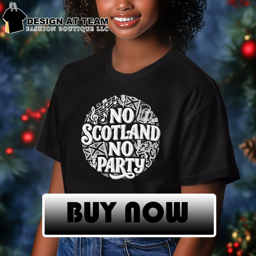 No Scotland No Party Scottish Lion Beer Music World Cup 2026 shirt