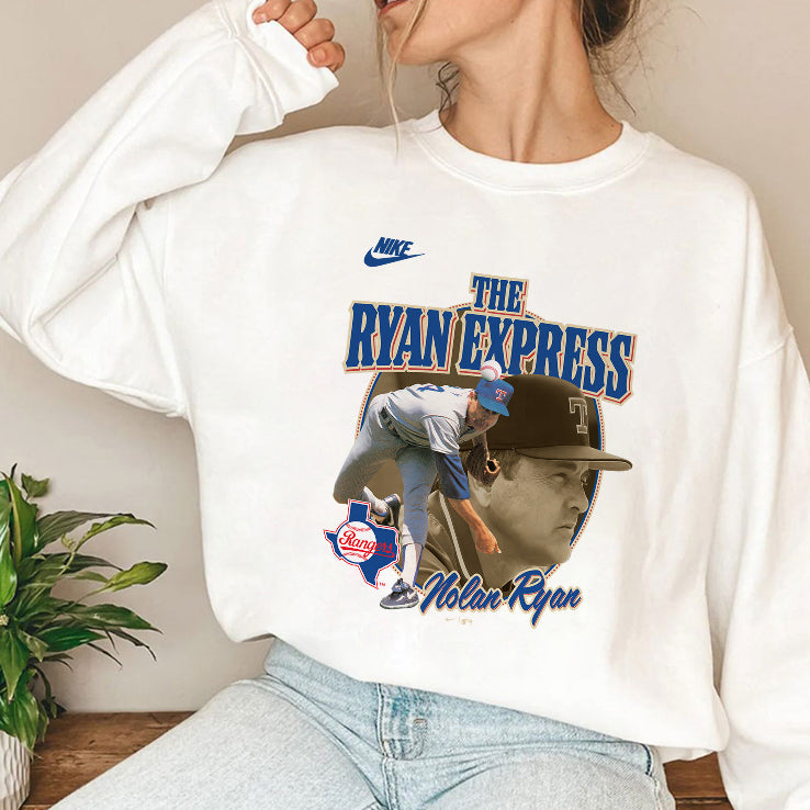 Nolan Ryan Rangers The Ryan Express Shirt