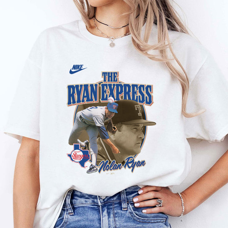 Nolan Ryan Rangers The Ryan Express Shirt