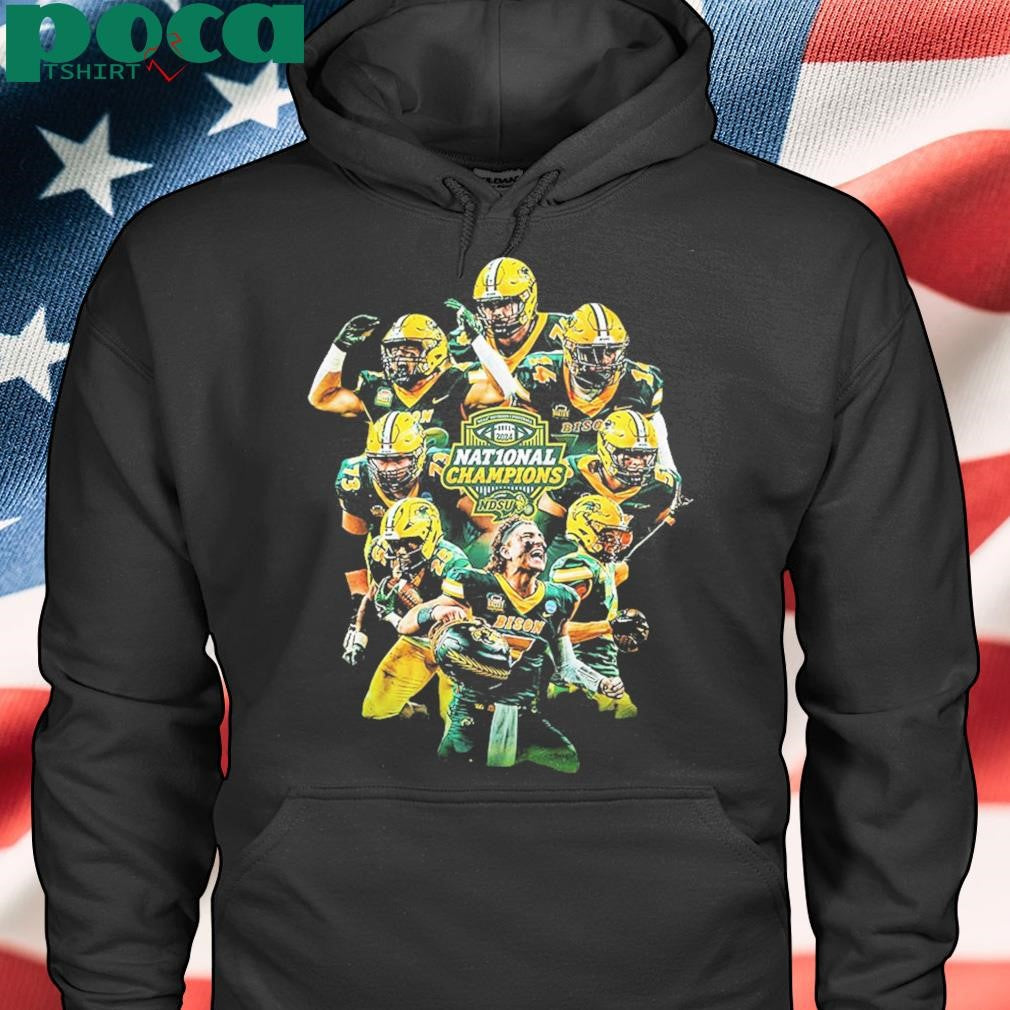 North Dakota State Bison Football 2024 National Champions NCAA Division I Football 10 Times Champions shirt