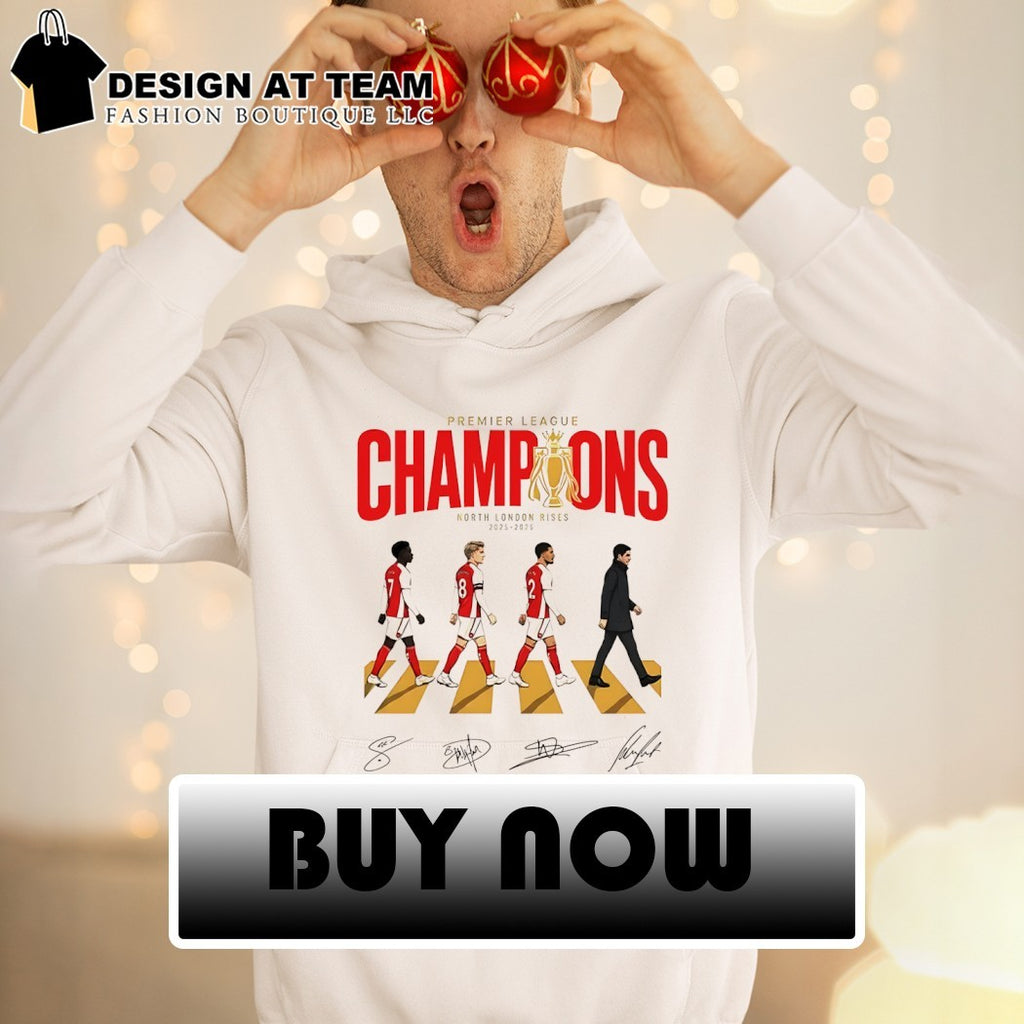 North London Rises Victory Premier League Champions 2025 26 signatures shirt