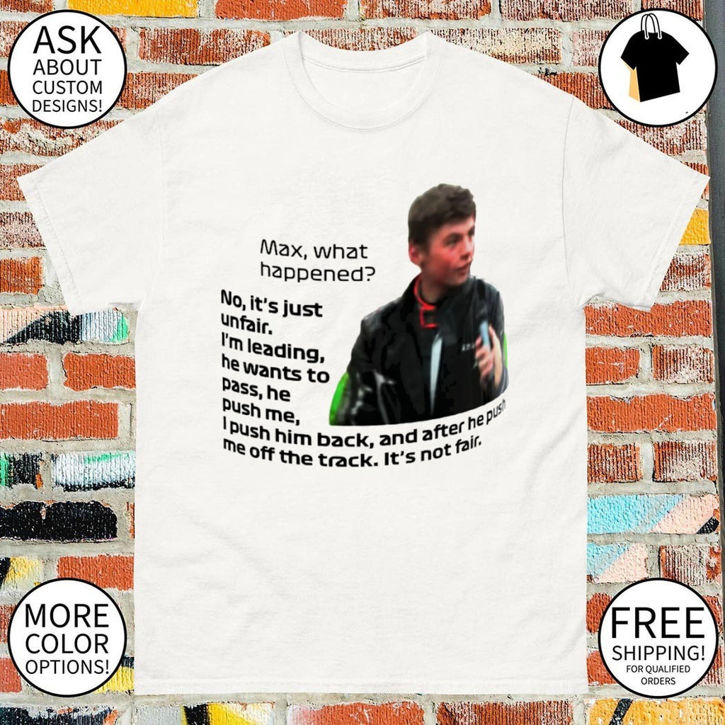 Nothing Just An Inchident Max Vs Charles Formula 1 saying shirt