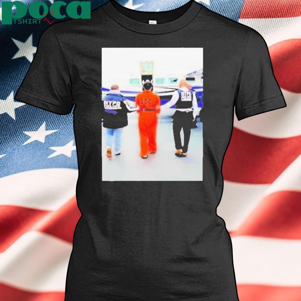 Nypd News Luigi Mangioni Is Escorted From An Nypd Helicopter In New York City Shirt