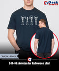 O-H-I-O skeleton for Halloween shirt