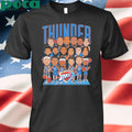 OKC THUNDER 2024-25 ROSTER CARICATURE T-SHIRT