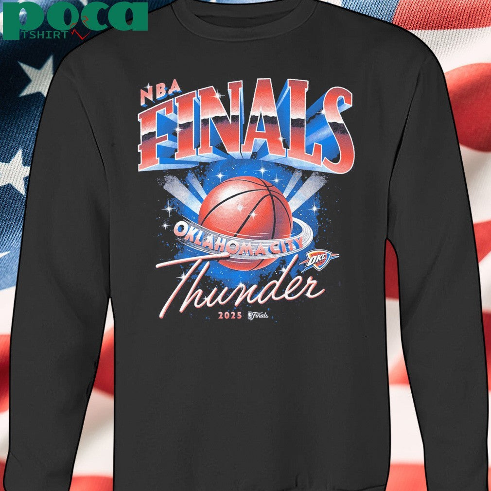 OKC THUNDER 2025 NBA FINALS SPACE T-SHIRT