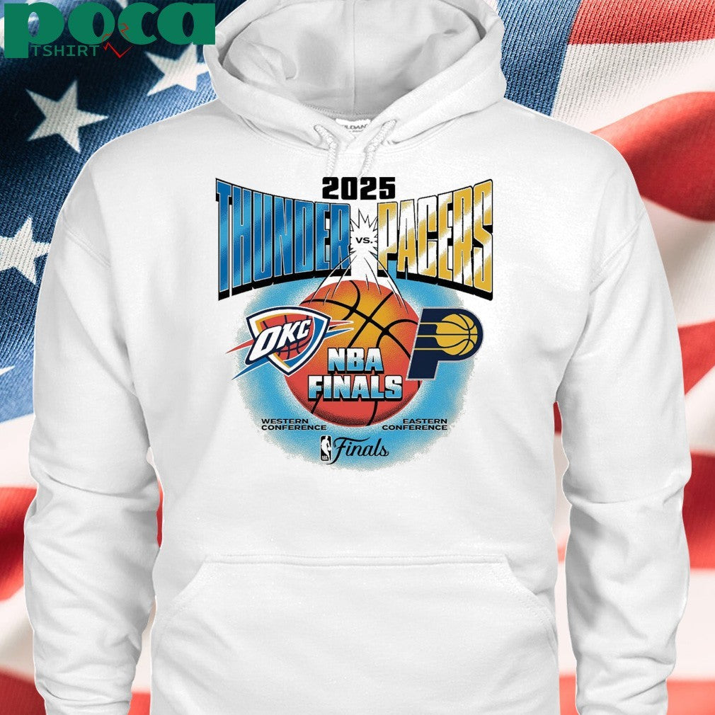 OKC THUNDER 2025 NBA FINALS VINTAGE MATCHUP T-SHIRT