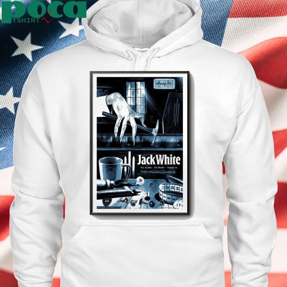 Oakland, CA Live May 16 2025 Jack White Poster shirt