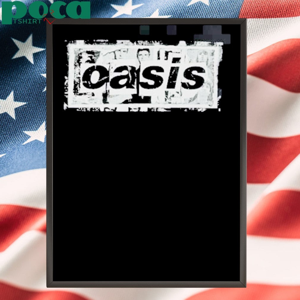 Oasis Live 25 World Tour Box Logo UK Design With Tour shirt