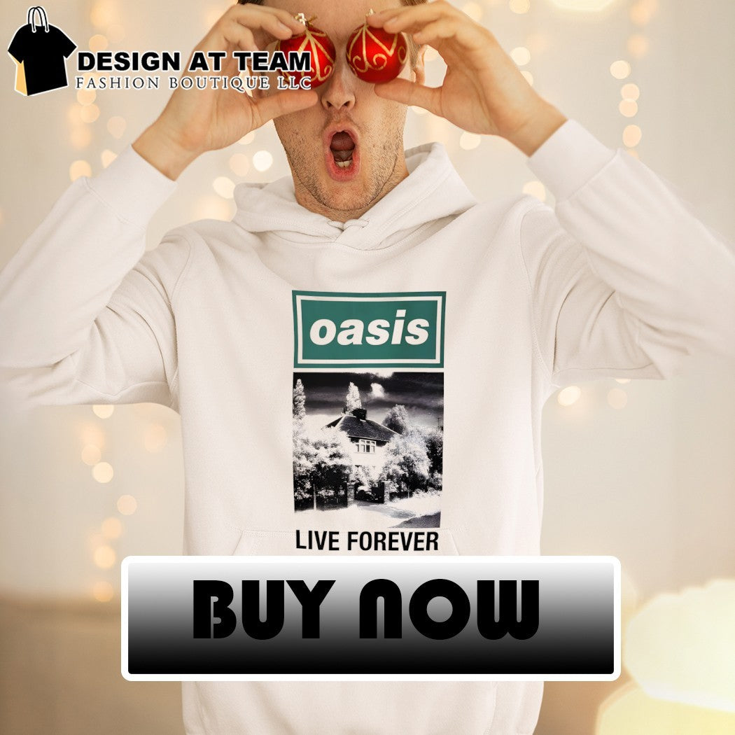 Oasis Live Forever John Lennon House poster shirt