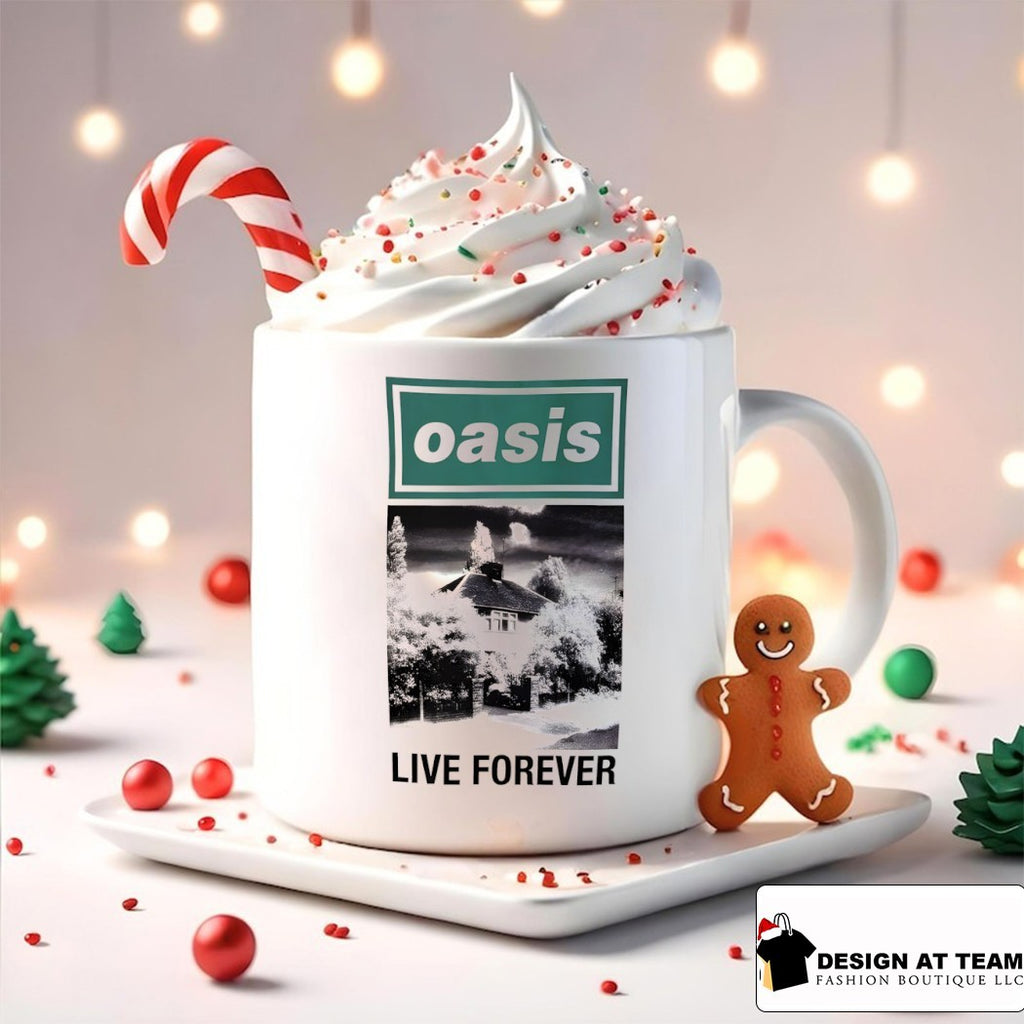 Oasis Live Forever John Lennon House poster shirt