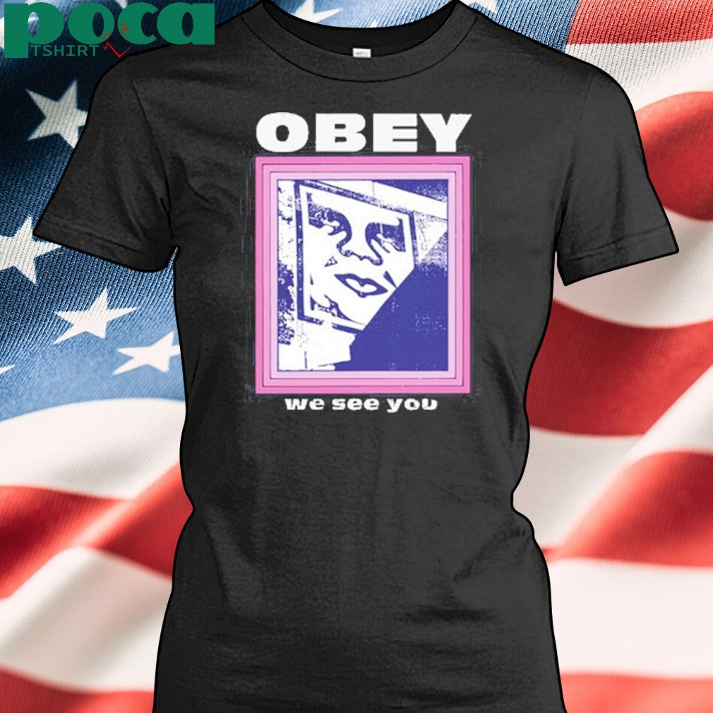 Obey we see you T-shirt