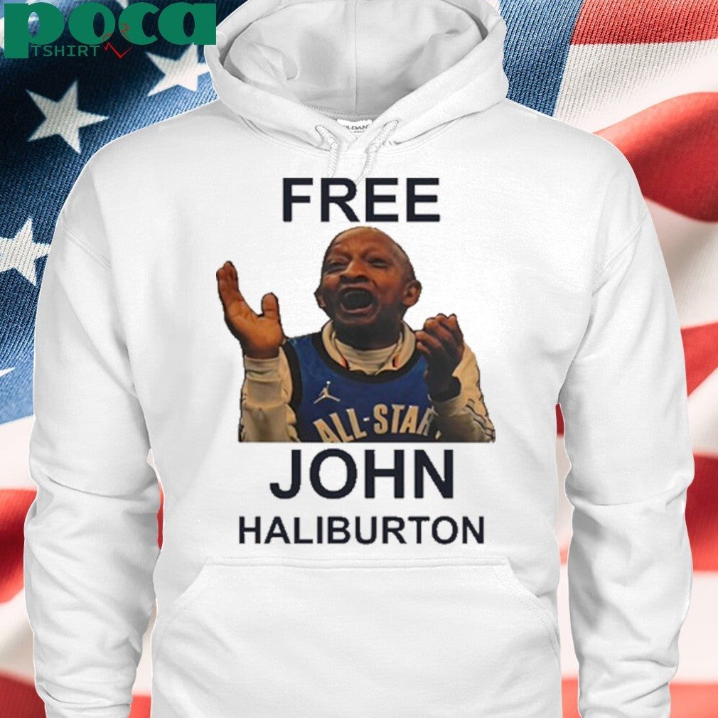 Obi Toppin Free John Haliburton shirt