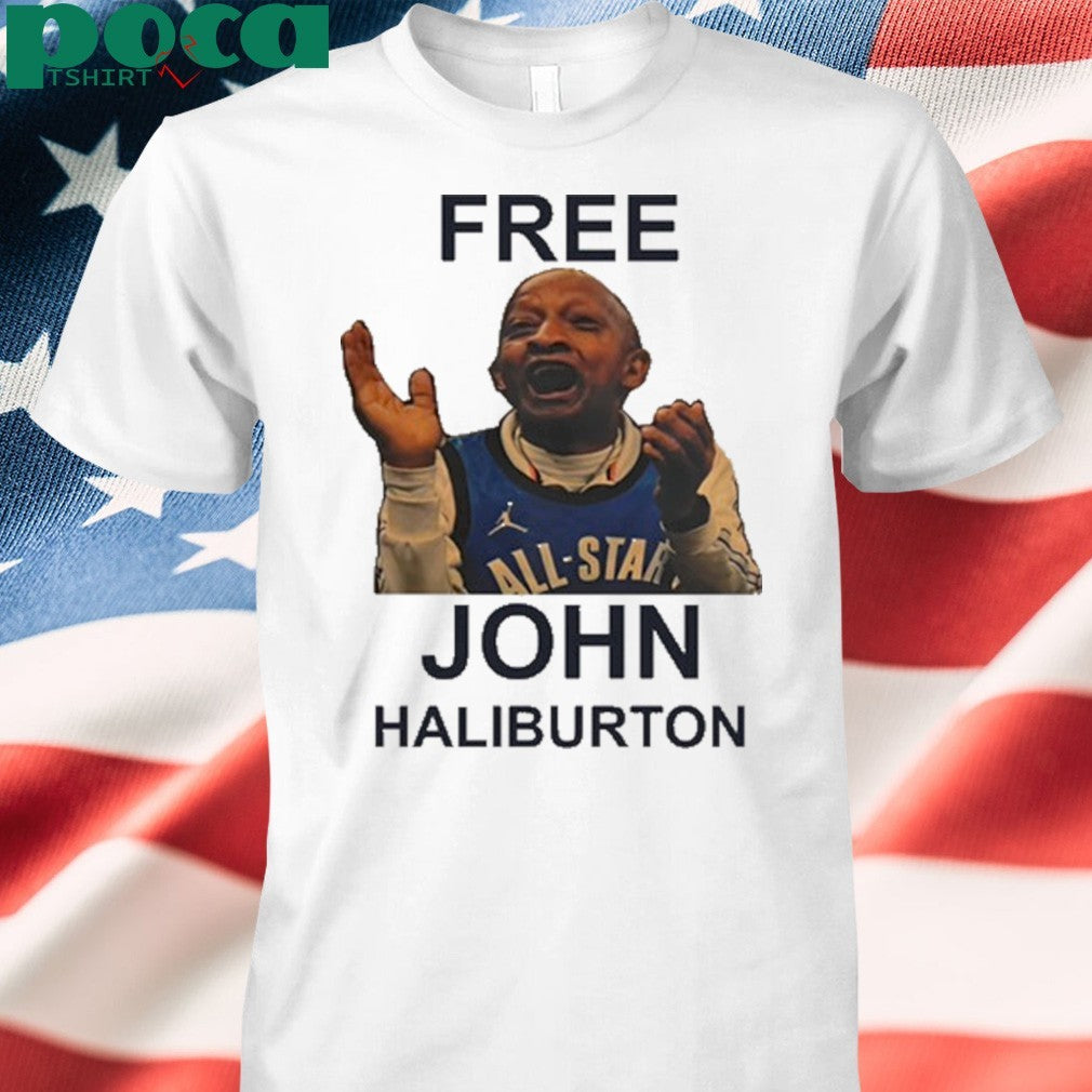 Obi Toppin Free John Haliburton shirt