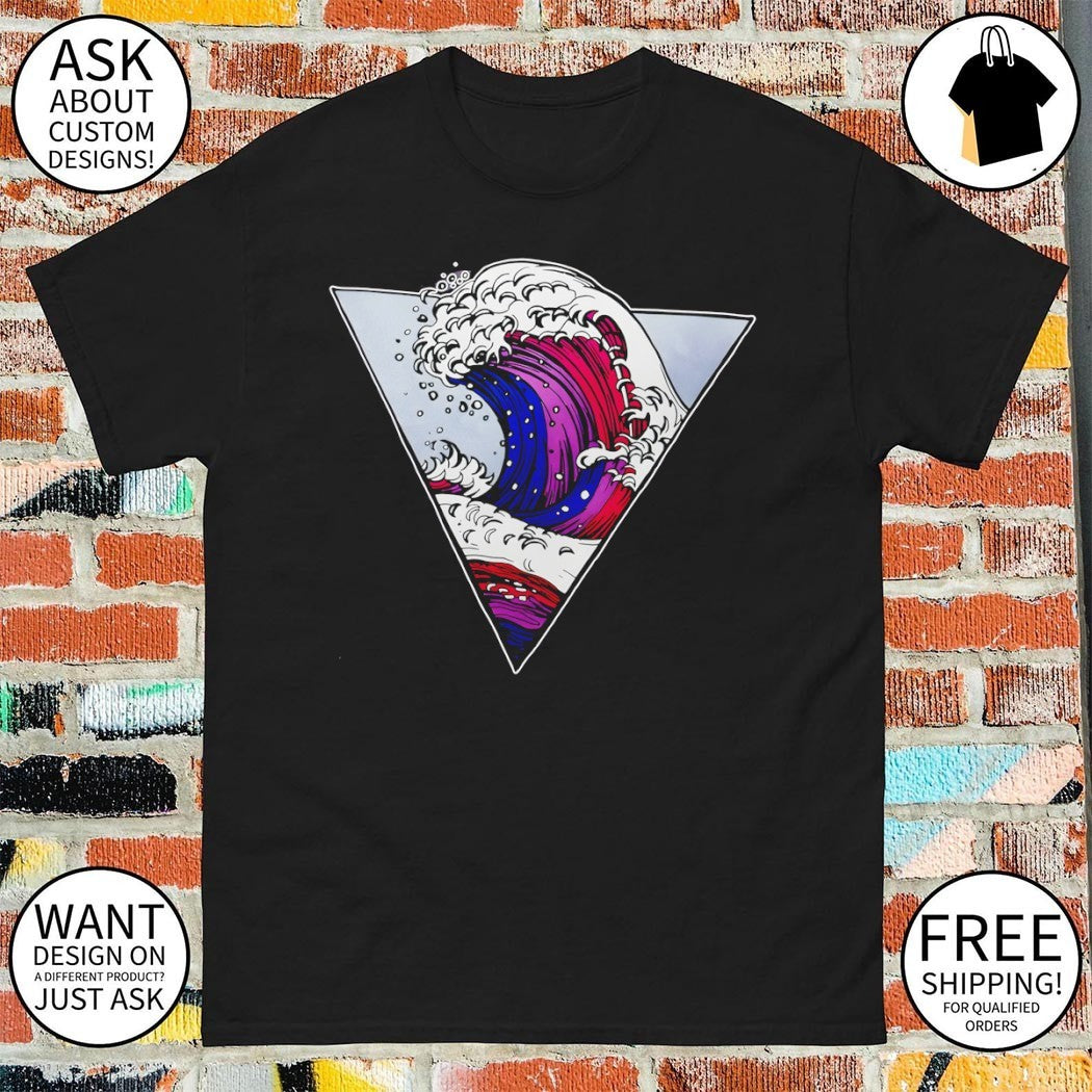 Ocean Lover Wave Bisexual Pride LGBT Pride Month Festival 2026 shirt