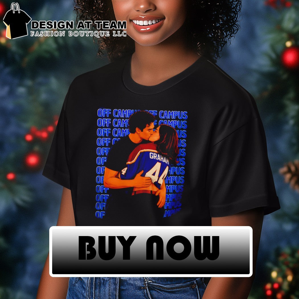 Off Campus Graham and Hannah Hockey Romance Bookish shirt